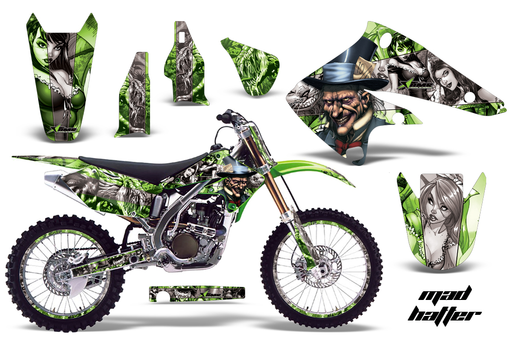 Kawasaki KX250F 04-05 Graphics Kit MH GS NPs